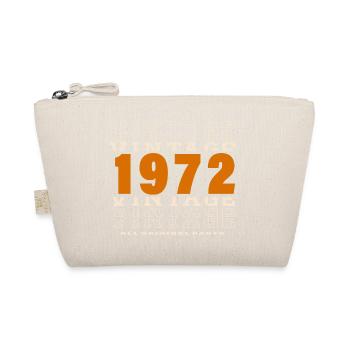 1972: Vintage - 52nd Anniversary - Organic Pouch - nature - Front