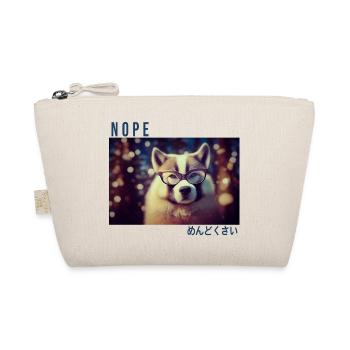 A Grumpy Pup's Winter Wonderland - Organic Pouch - nature - Front