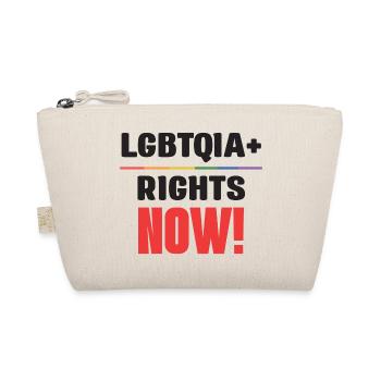 LGBT Pride Month - LGBTQIA+ Rechte! Jetzt! - Bio-Täschchen - Natur - Vorne