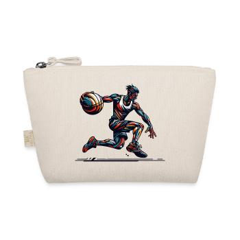 Des basketteurs en pleine action pour les fans de basket - Trousse biologique - nature - Devant