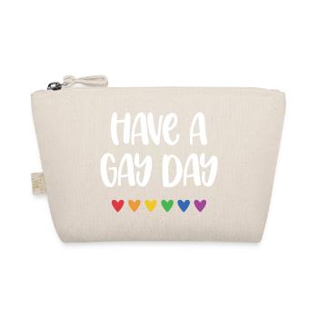 LGBT Pride Month - Have a Gay Day - Bio-Täschchen - Natur - Vorne