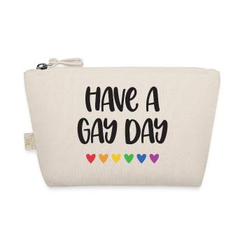 LGBT Pride Month - Have a Gay Day - Bio-Täschchen - Natur - Vorne