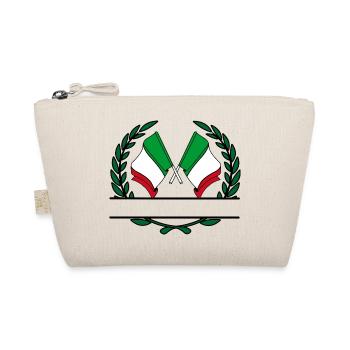 Drapeaux Italie bannière couronne de laurier - Trousse biologique - nature - Devant