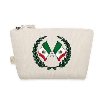 Drapeaux du Mexique en couronne de laurier - Trousse biologique - nature - Devant