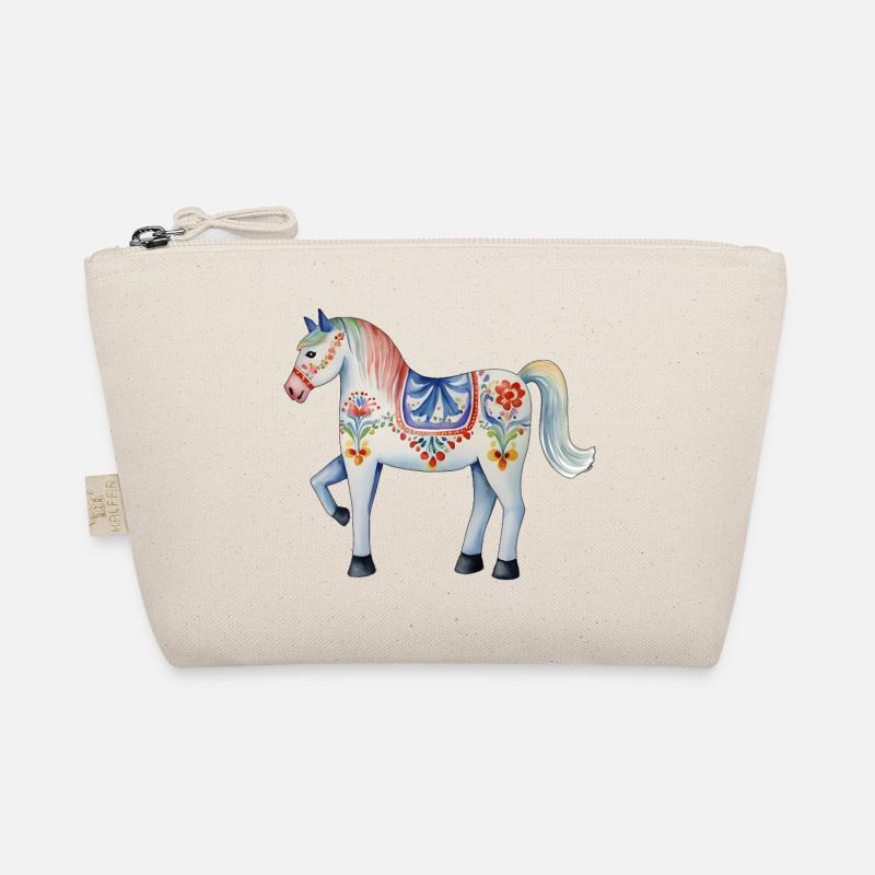 Dala Horse Organic Pouch