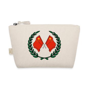 Drapeaux Chine en couronne de laurier - Trousse biologique - nature - Devant