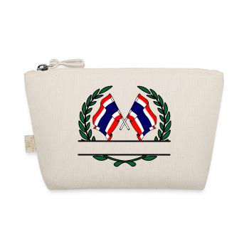 Flags Thailand laurel wreath banner - Organic Pouch - nature - Front