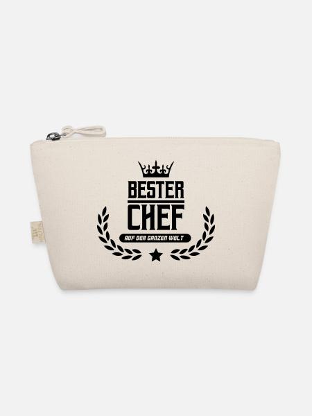 bester chef der welt - Bio-Täschchen - Natur - Vorne