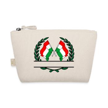 Drapeaux Hongrie couronne de laurier bannière - Trousse biologique - nature - Devant