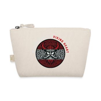 Warrior Spirit, Viking Heart - Organic Pouch - nature - Front