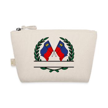 Drapeaux Liechtenstein couronne de laurier bannière - Trousse biologique - nature - Devant