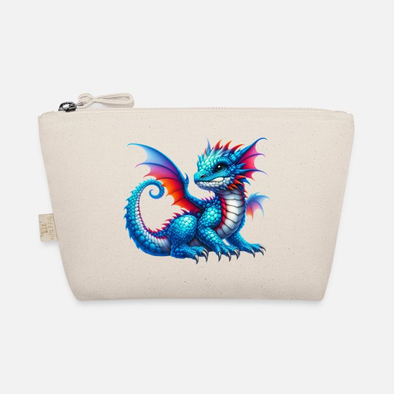 Drache - Bio-Täschchen - Natur
