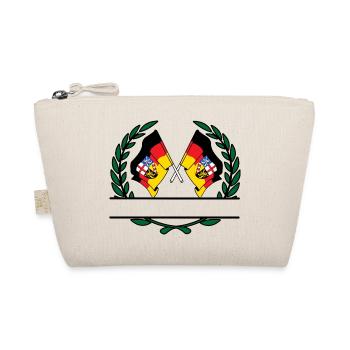 Flags Saarland laurel wreath banner - Organic Pouch - nature - Front