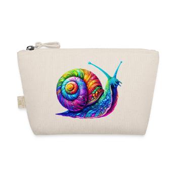Schnecke - Bio-Täschchen - Natur - Vorne