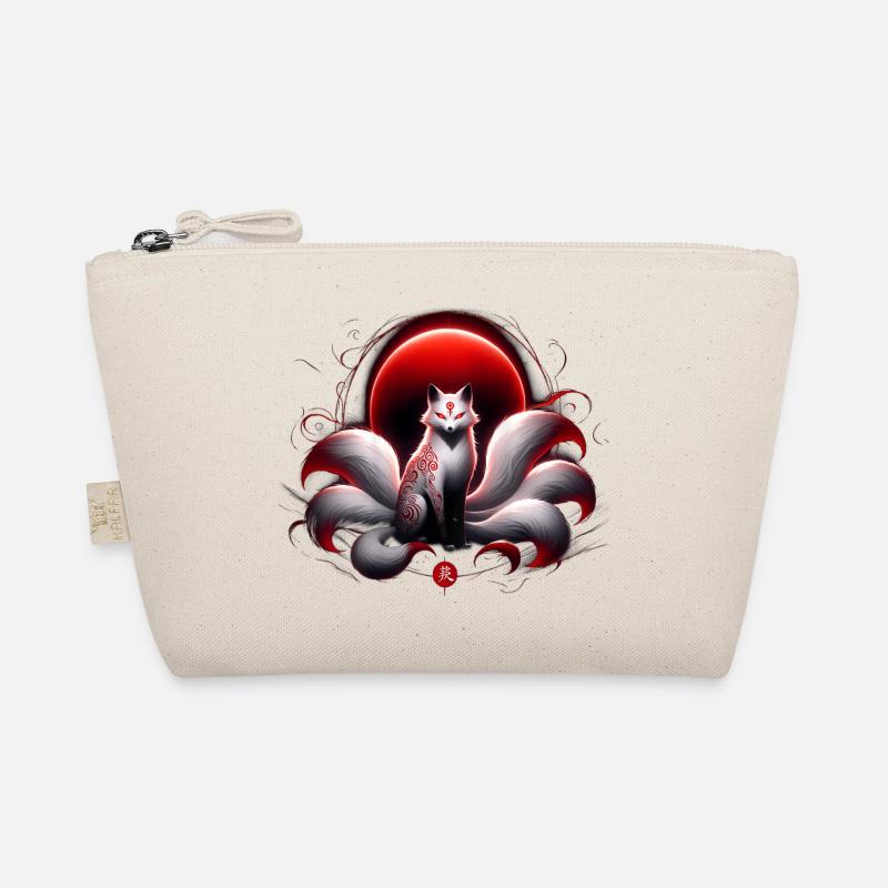 Lune Kitsune pourpre - Trousse biologique - nature