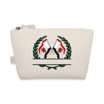 Flags Kuyavia Pomerania laurel wreath banner - Organic Pouch - nature - Front