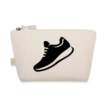 Running Sport Shoe Dynamic Symbol Icon Vector - Organic Pouch - nature - Front
