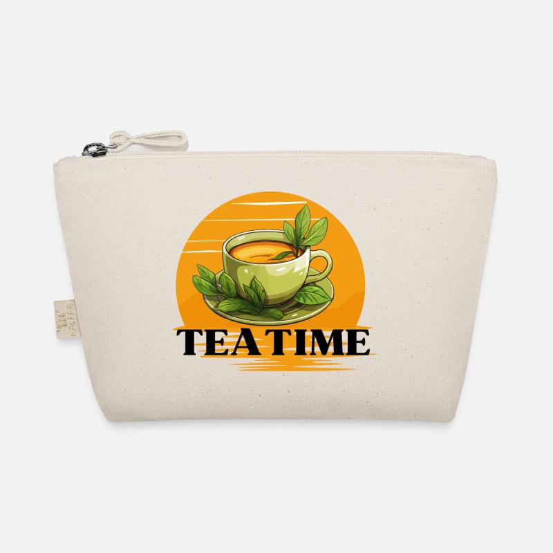 Teezeit! - Bio-Täschchen - Natur