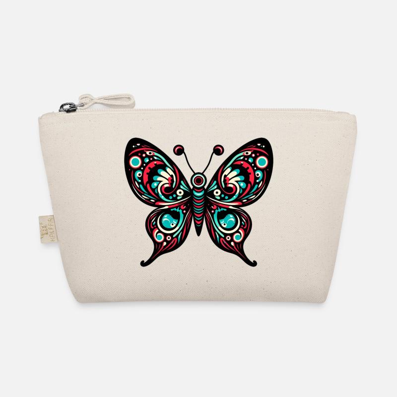 Frosch, Psychedelisch, Pilze, Kunst, Surreal, Farb Bio-Täschchen