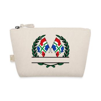 Drapeaux de la province de Groningue, bannière de couronne de laurier - Trousse biologique - nature - Devant