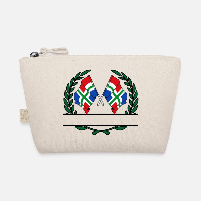 Drapeaux de la province de Groningue, bannière de couronne de laurier Trousse biologique