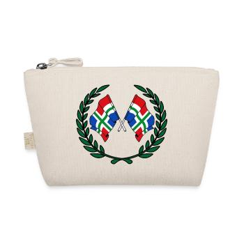Couronne de laurier des drapeaux de la province de Groningue - Trousse biologique - nature - Devant
