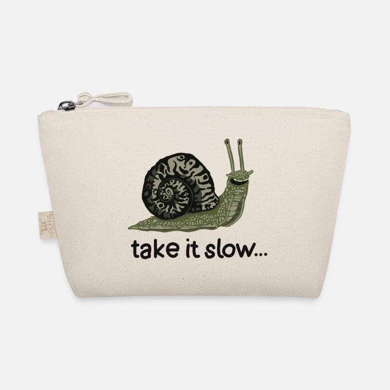 Schneck (Take it slow) Bio-Täschchen
