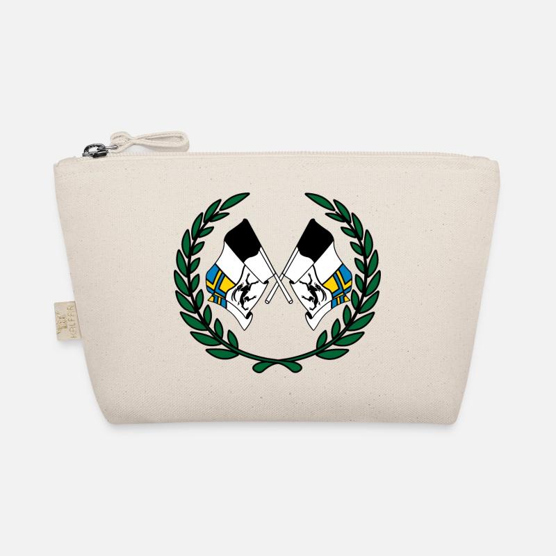 Drapeaux des Grisons Suisse couronne de laurier Trousse biologique