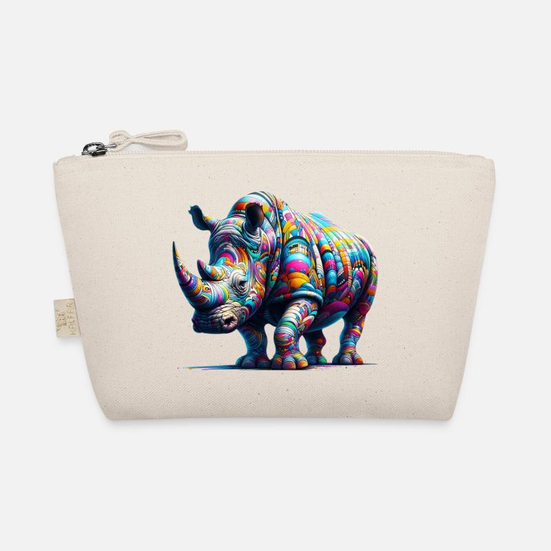 Nashorn - Bio-Täschchen - Natur