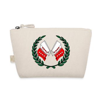 Drapeaux de la Province du Valais, Suisse, couronne de laurier - Trousse biologique - nature - Devant