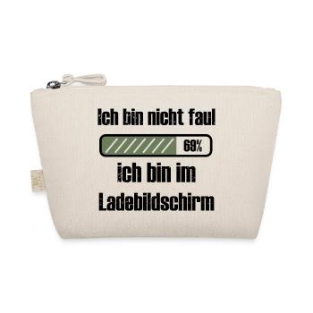 Gamer Sind nicht Faul! - Bio-Täschchen - Natur - Vorne