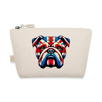 English Bulldog Dog - Organic Pouch - nature - Front