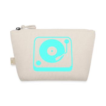 Mixer Party DJ Vinyl Record Music Love - Organic Pouch - nature - Front