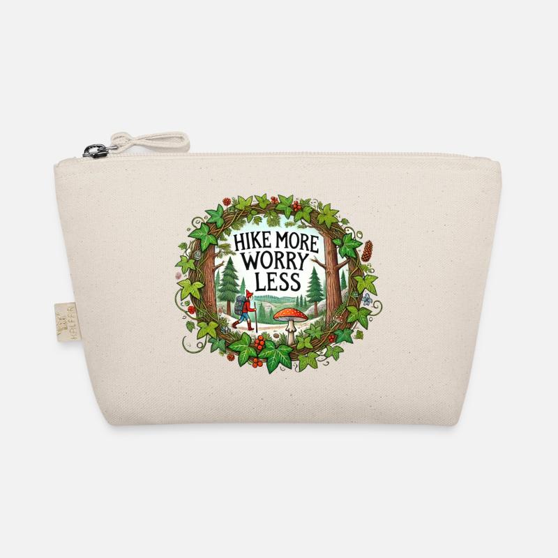 Hike more worry less Organic Pouch