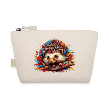 Hedgehog - Organic Pouch - nature - Front