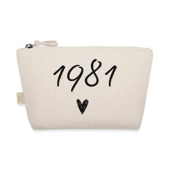 1981 coeur anniversaire - Trousse biologique - nature - Devant