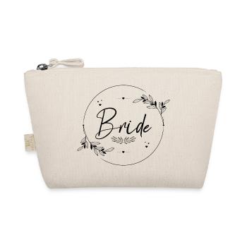 Bride Marriage Wedding | Bachelorette Party - Organic Pouch - nature - Front