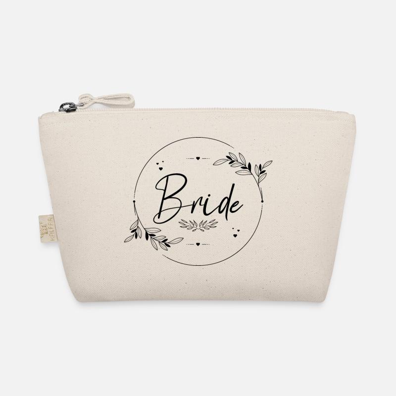 Braut Hochzeit Hochzeit | Junggesellinnenabschied - Bio-Täschchen - Natur