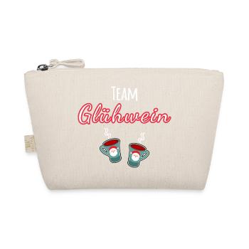 Team Glühwein Weihnachten Weihnachtsmarkt - Bio-Täschchen - Natur - Vorne