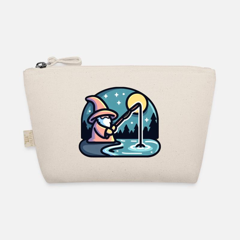 Sorcier lançant un sort de pêche - Jeu de mots amusant Trousse biologique