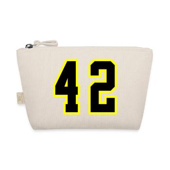 42 Number Leotard - Organic Pouch - nature - Front