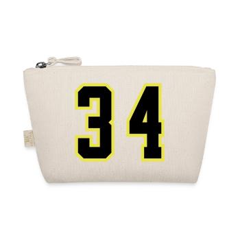 34 Number Jersey - Organic Pouch - nature - Front