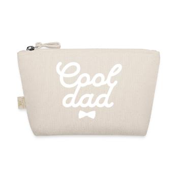 Eleganter Vatertags-Geschenkdruck - Bio-Täschchen - Natur - Vorne