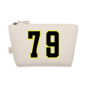 79 Number Leotard - Organic Pouch - nature - Front