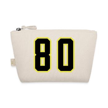 80 Number Leotard - Organic Pouch - nature - Front
