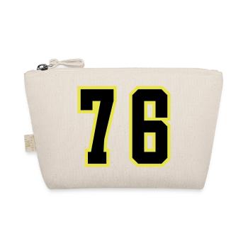 76 Number Leotard - Organic Pouch - nature - Front