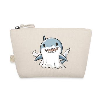 Requin Halloween Bande Dessinée Fantôme - Trousse biologique - nature - Devant