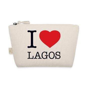 I LOVE LAGOS Nigeria - Bio-Täschchen - Natur - Vorne