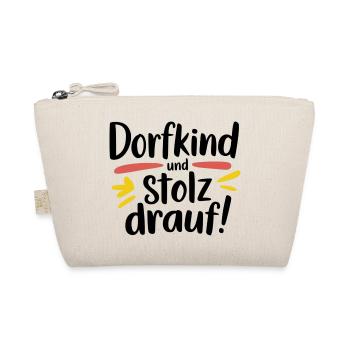 Dorfkind und stolz drauf! - Bio-Täschchen - Natur - Vorne