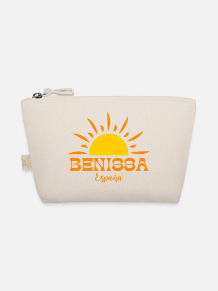 Benissa Espana Sunrise Design - Organic Pouch - nature